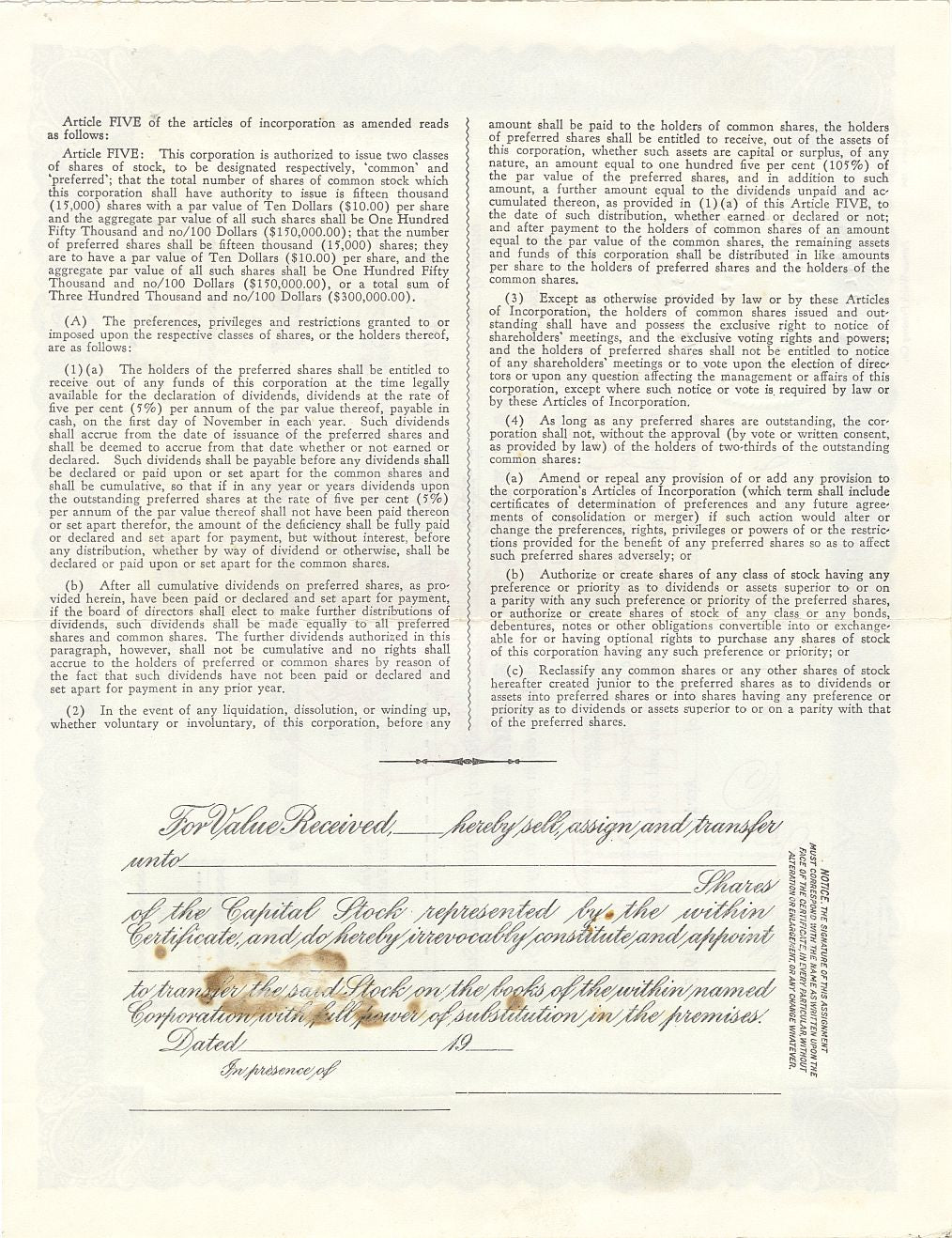 1954 San Francisco Seals PCL Baseball Team Stock Certificate SUPER RARE