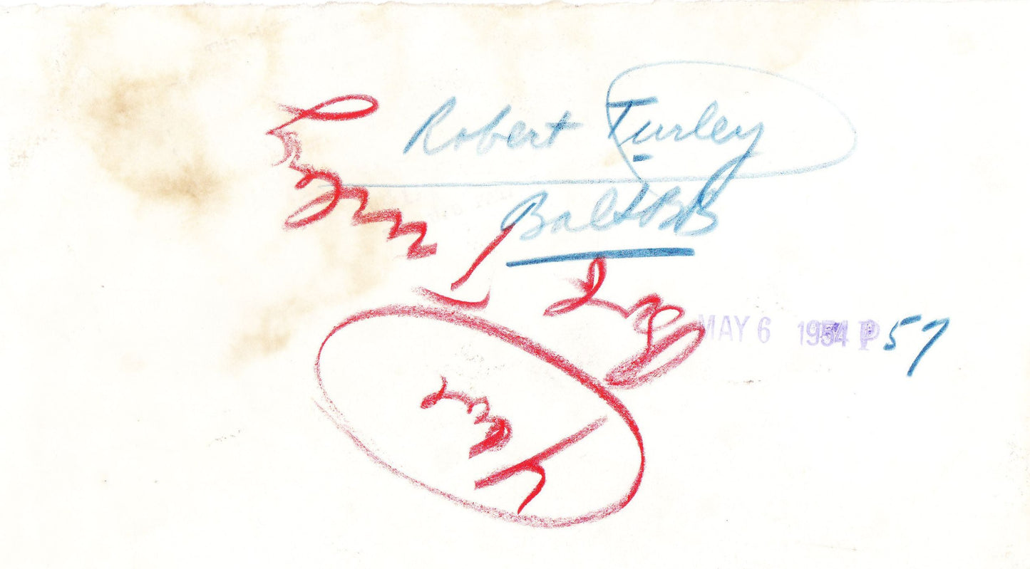 Bob Turley 1954 Baltimore Orioles Pitching Progession Shot 1st Year original photo