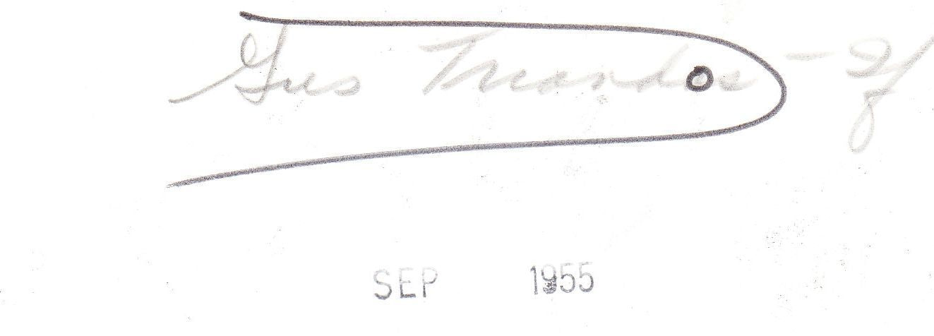 Gus Triandos 1955 Baltimore Orioles original photo