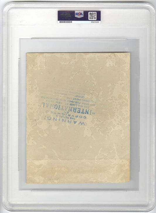1918 Babe Ruth Boston Red Sox PSA Type 1 Original Batting Photograph Used for his 1927 Honey Boy Card & c.1918 M114 Premium - One of Only Three Known Type 1's PSA/DNA