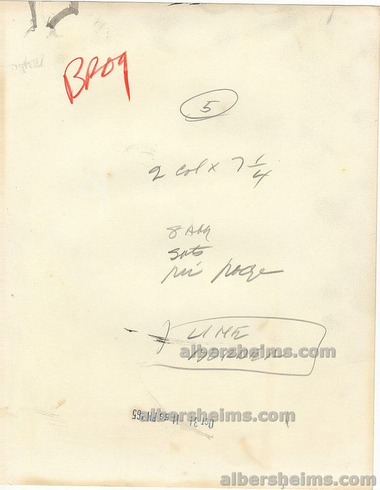 1965 Bill Russell Goes to the Air Boston Celtics vs Baltimore Bullets Original TYPE I Photo