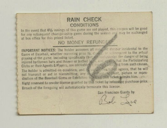 Glenn Burke Major League Debut April 9, 1976 SF Giants vs. Dodgers Ticket Stub HISTORIC