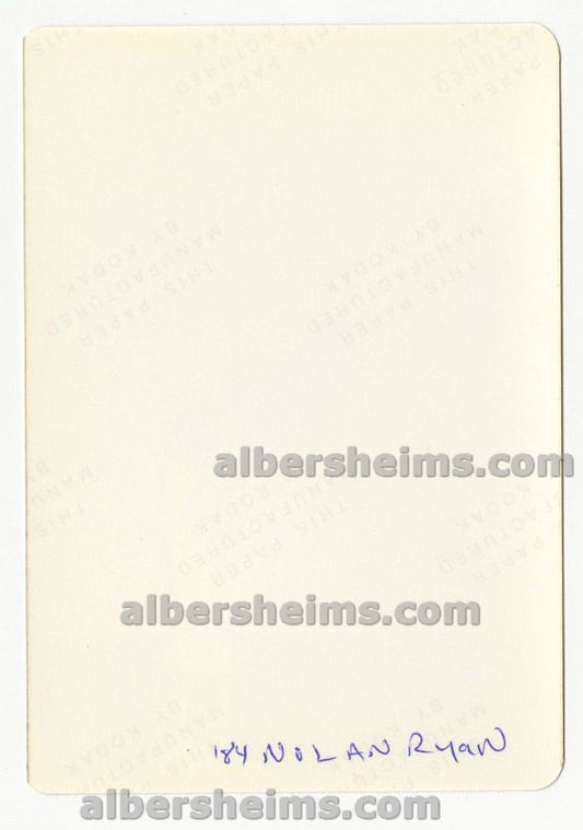 1984 Nolan Ryan "On Top of the Mound" Spring Training Original TYPE I Snapshot Photo