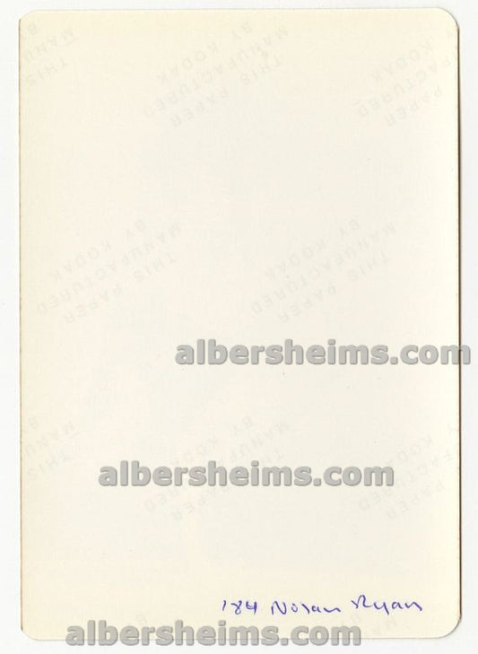 1984 Nolan Ryan “The Maestro of the Mound” Spring Training Original TYPE I Snapshot Photo