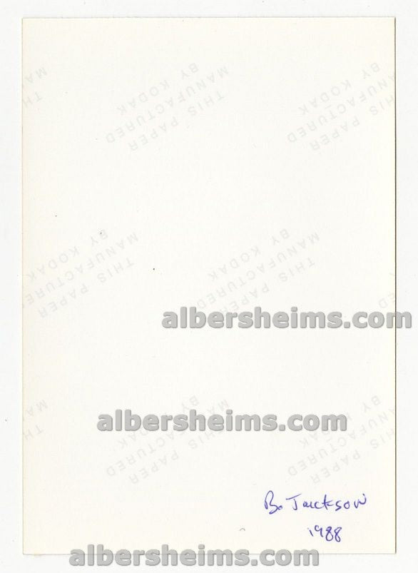 1988 Bo Jackson KC Royals Batting with Fierce Concentration Original TYPE I Snapshot Photo