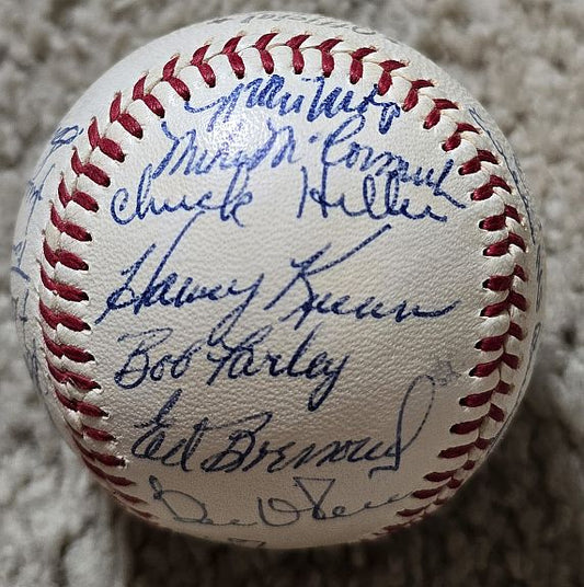 1961 San Francisco Giants Team Signed AUTO Baseball (ONL – Giles) /w 26 sigs – Mays Marichal McCovey Cepeda