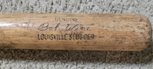 Circa 1970-72 Bobby Wine Batting Practice Used Louisville Slugger Bat #2