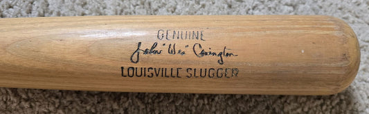 Circa 1964-72 Wes Covington Batting Practiced Used Professional Model Louisville Slugger Professional Model Bat #1 Braves Dodgers