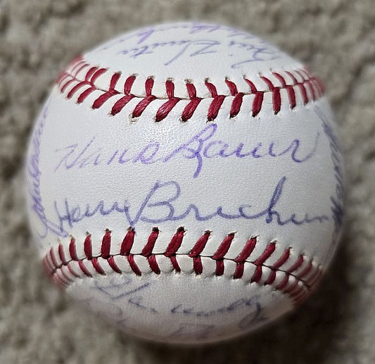 1965 Baltimore Orioles Team Signed AUTO (OAL – Cronin) Baseball by 29