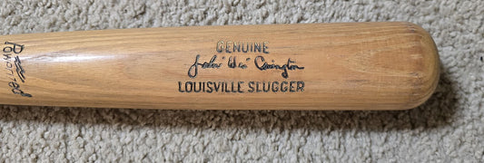 Circa 1964-72 Wes Covington Batting Practiced Used Professional Model Louisville Slugger Professional Model Bat #2 Braves Dodgers