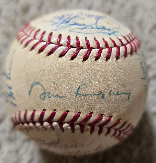1967 California Angels Team Signed AUTO (OAL – Cronin) Baseball /w 26 Signatures