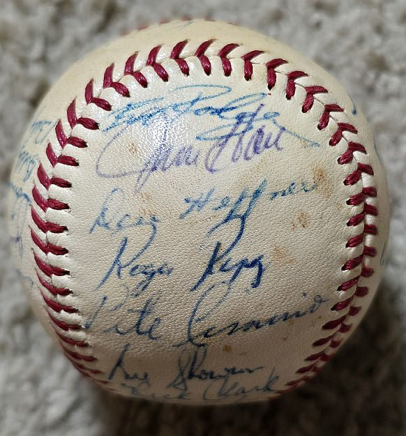 1967 California Angels Team Signed AUTO (OAL – Cronin) Baseball /w 26 Signatures