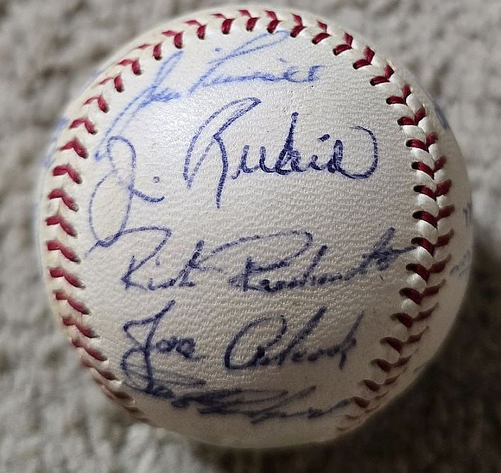 1966 California Angels Team Signed AUTO (OAL – Cronin) Baseball /w 26 sigs