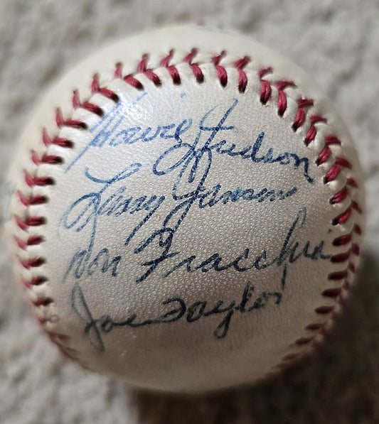 1956 Seattle Rainiers Teamed Signed AUTO Baseball PCL Cincinnati Reds /w 20 sigs