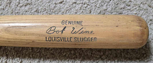 Circa 1970-72 Bobby Wine Batting Practice Used Louisville Slugger Bat #4