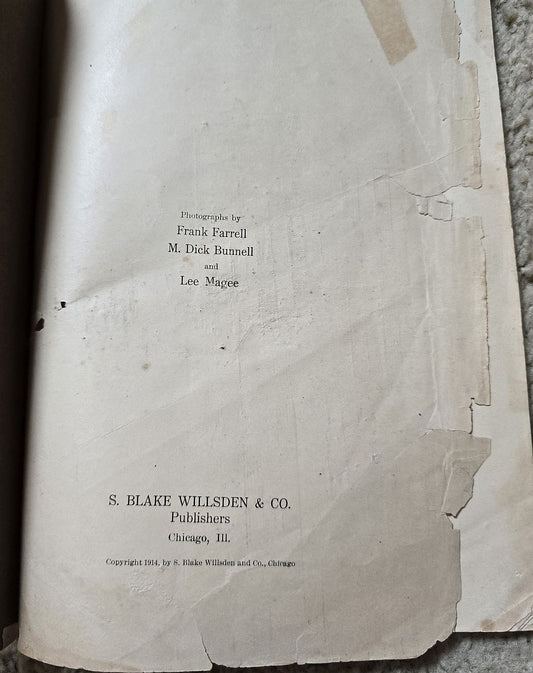 1913–14 MLB Official World Tour Book Yearbook Chicago White Sox vs New York Giants