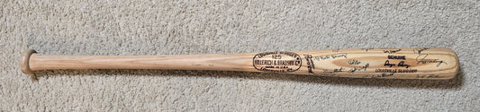 1972 California Angels Team Signed AUTO Roger Repoz Game Ready Louisville Slugger Bat