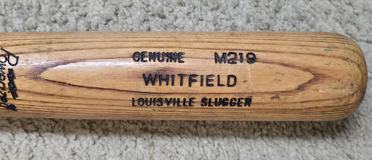 Circa 1980 Terry Whitfield Game Used Louisville Slugger Bat San Francisco Giants