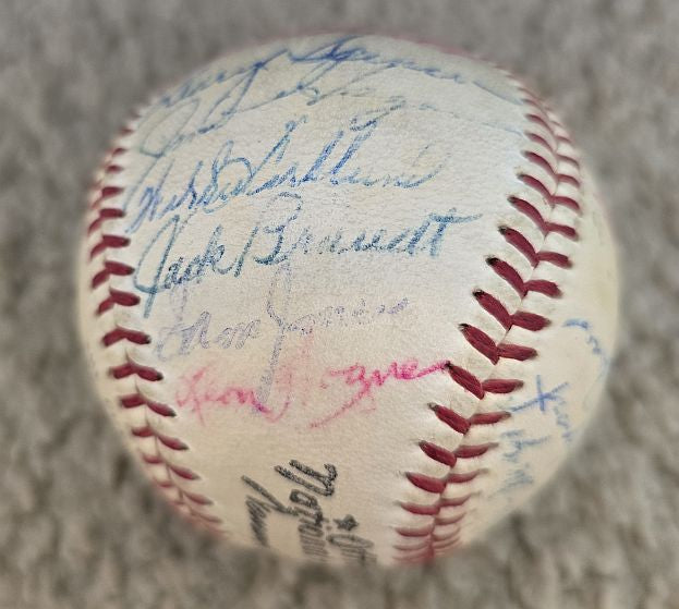1959 San Francisco Giants Team Signed Baseball /w 27 Sigs Willie Mays