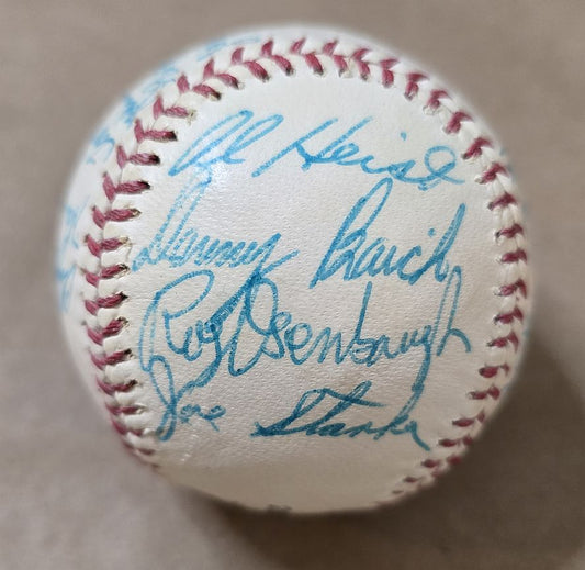 1956 Sacramento Solons Team Signed AUTO Baseball PCL – Loaded