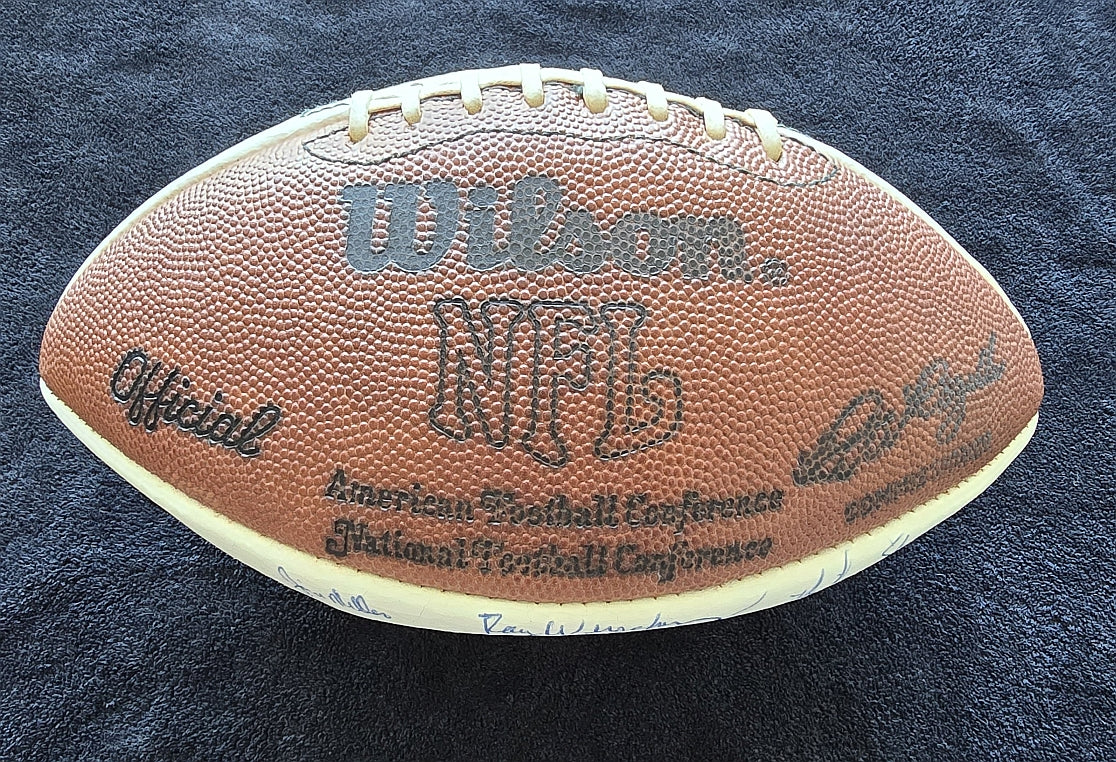 1981 San Francisco 49ers Super Bowl XVI Champions Team Signed Football /w 40 plus Autographs