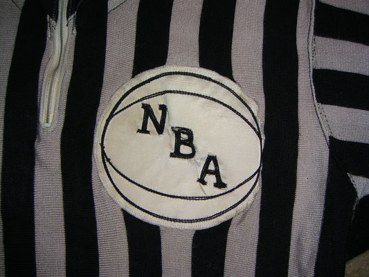 Norm Drucker Game Worn NBA Referee Jersey