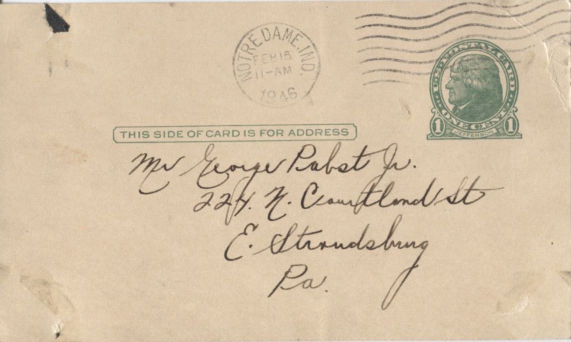 Vince Boryla signed vintage GPC NY Knicks - 1948 Olympics