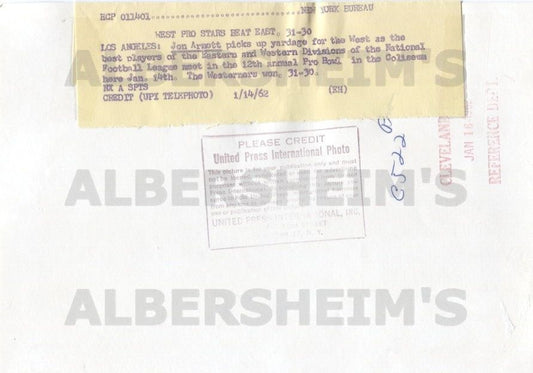 Jon Arnett - 1962 Pro Bowl All Star Game - Original Photo