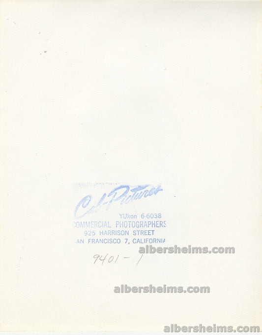 Buck Shaw 1950s Original TYPE I Photo – Cal Pictures as Head Coach of SF 49ers