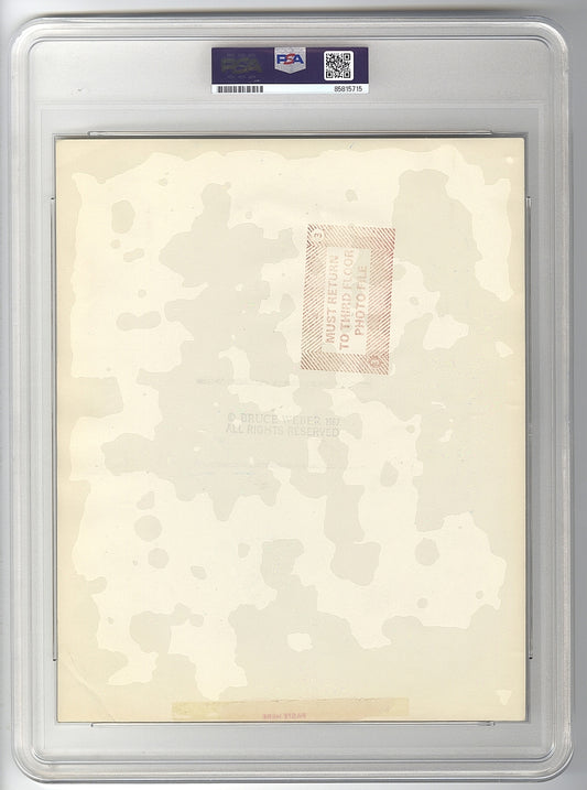 1987 Chet Baker Original TYPE I Photo from Bruce Weber’s Photo Shoot Historic PSA/DNA