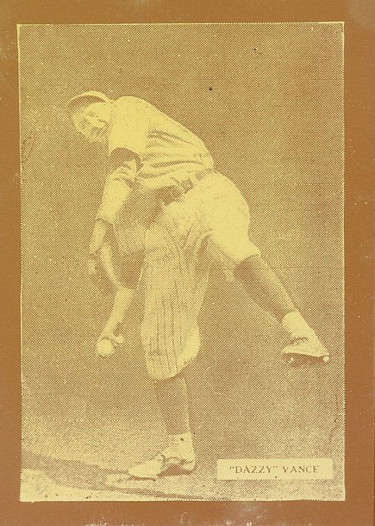 Early 1920s Dazzy Vance Original TYPE I Photo Used for Several Baseball Cards Brooklyn Dodgers HOF