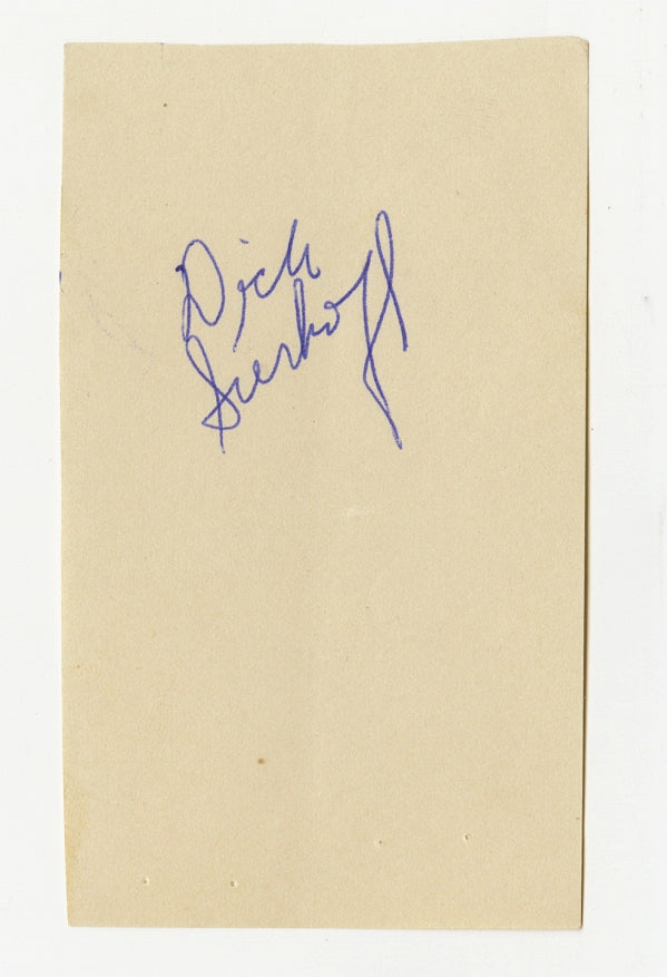 Dick Surhoff 1950s NBA NY Knicks – Milwaukee Hawks Signed AUTO Album Page D.1987