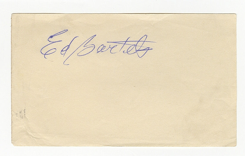 Eddie Bartels NC State NY Knicks Washington Capitols NBA Signed AUTO album page D.07