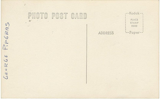 George Pipgras Signed AUTO Real Photo Postcard 1927 New York Yankees D.1986