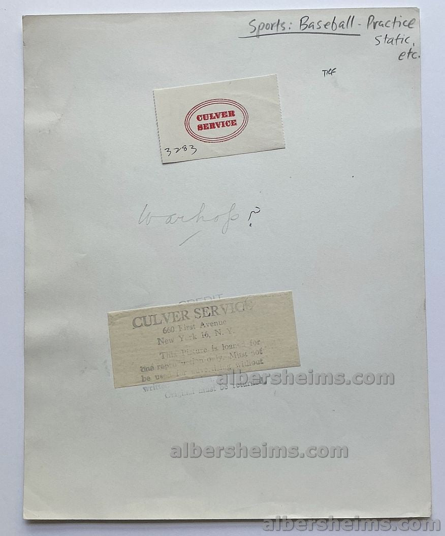 1915 Jack Warhop New York Yankees Early Pitching Star Original Press Photo