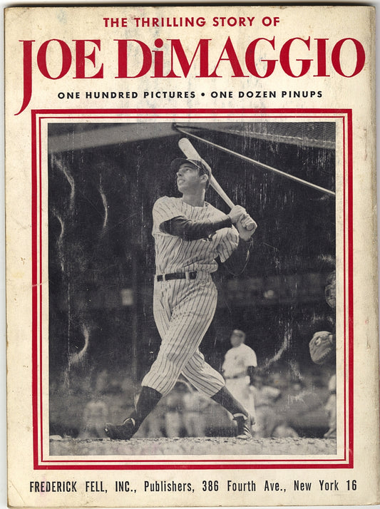 The Thrilling Story of Joe Dimaggio * 100 Pictures 1st Edition 1st Printing Signed AUTO PSA/DNA LOA