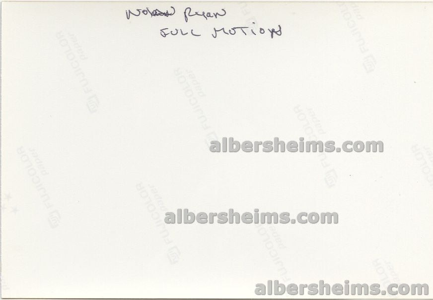 Circa 1989-93 Nolan Ryan Full Motion Release On the Mound Texas Rangers Original Photo