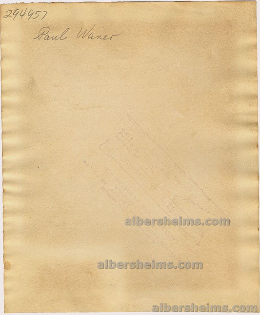 1923-25 Paul Waner San Francisco Seals Pre-Rookie Original TYPE I Photo