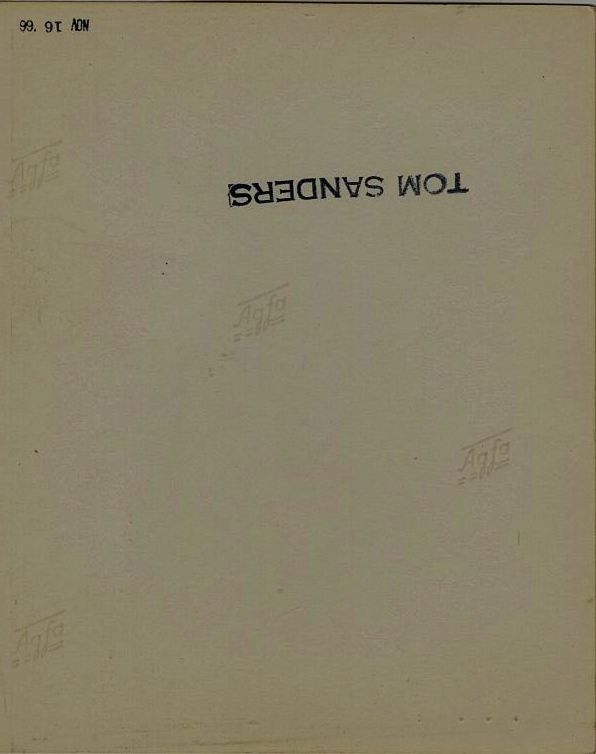 1966 Tom Satch Sanders Signed AUTO Original TYPE I Boston Celtics Team Issued Photo