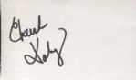 Chuck Daly signed 3x5 card Basketball HOF