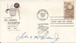 John McLendon signed Basketball HOF FDC variation D. 1999 1st black pro coach