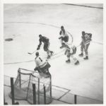 Stan Mikika scores on Jacques Plante original 1962 photo