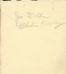 1949-50 Baltimore Bullets Signed Album Page – Joe Dolhon