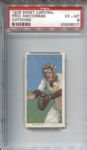 1909 T206 Sweet Caporal – Fred Snodgrass – Catching PSA 6 EX-MT