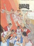 1969-1970 Carolina Cougars ABA Basketball Yearbook - bonus scorecard vs Pacers