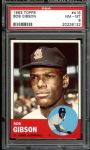 1963 Topps #415 Bob Gibson PSA 8 NM - MT