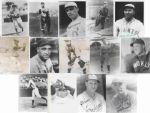 Collection of 14 Signed 8x10 Photos of Long Deceased Baseball HOF’ers