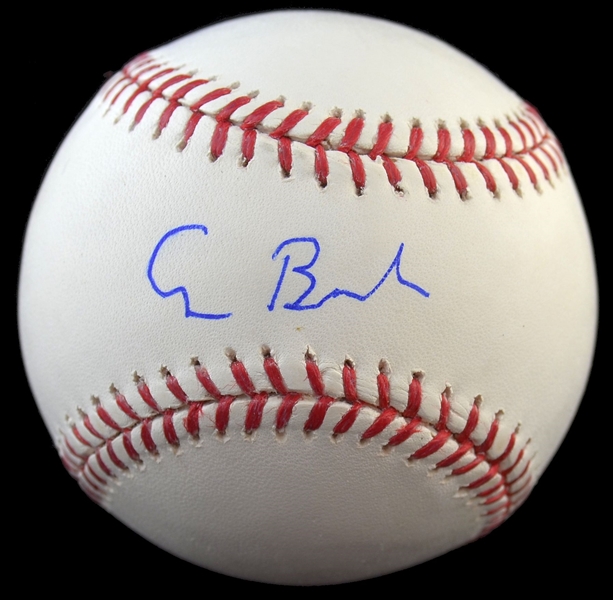 President George H.W. Bush Single Signed Baseball
