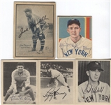 1930’s Collection of Signed Baseball Cards – Deceased Hall of Famers – Must SEE