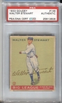 1933 Goudey #146 Walter “Lefty” Stewart Signed Autographed PSA/DNA